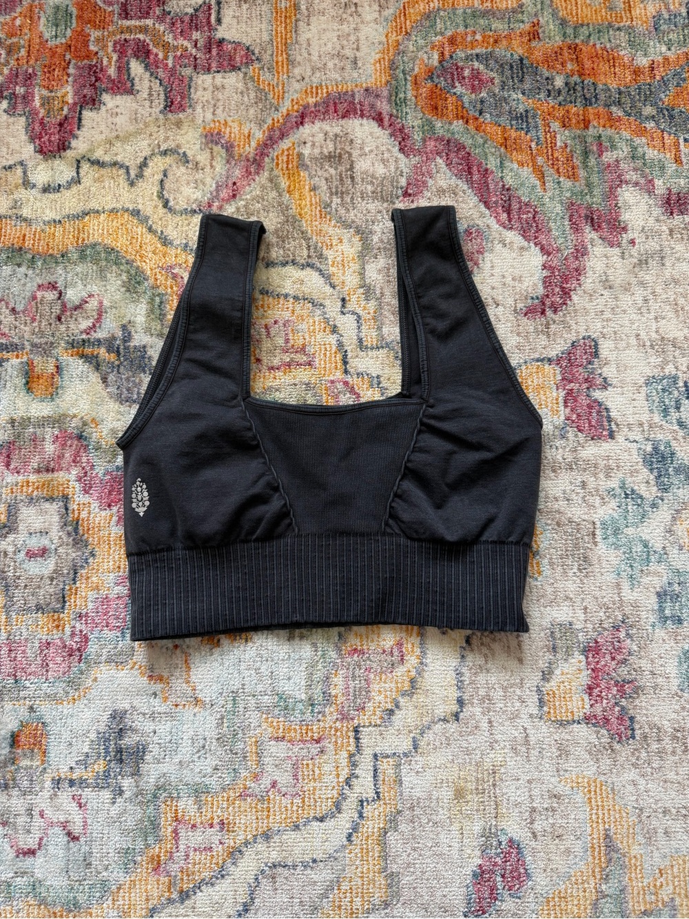 FP Movement by Free People Black Seamless Sports Bra